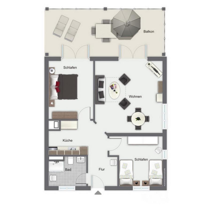 Likedeeler II Wohnung 03 Больтенхаген Экстерьер фото